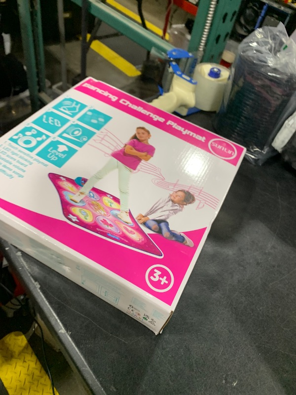 View 2 of SUNLIN Pink Dance Mat for Girls Ages 3-8