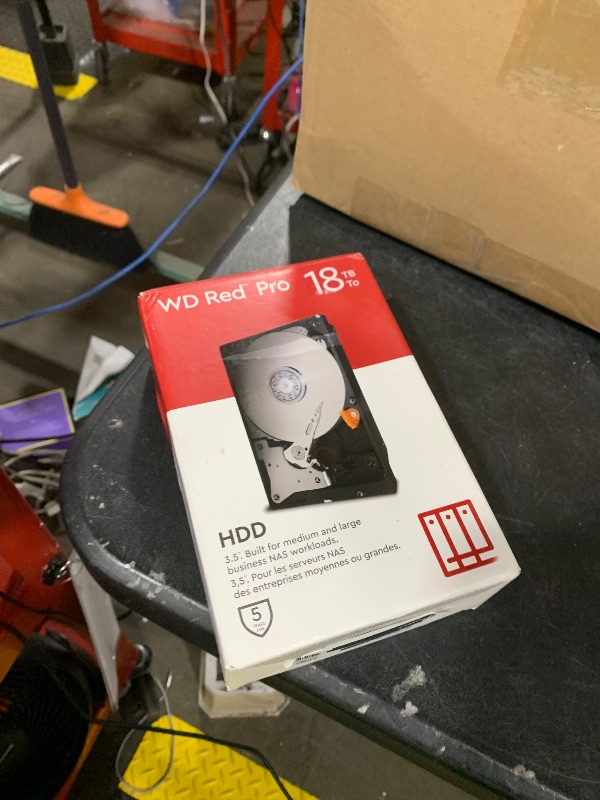 View 2 of Western Digital 18TB WD Red Pro NAS Internal Hard Drive