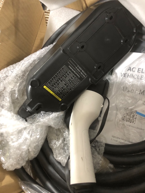 View 3 of SubSun 33FT EV Charger J1772 50A 240V Level 2 Portable with NEMA 14-50