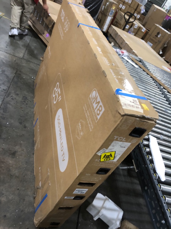 View 2 of TCL 85" QM8L QLED 4K Smart Google TV *FOR PARTS ONLY*