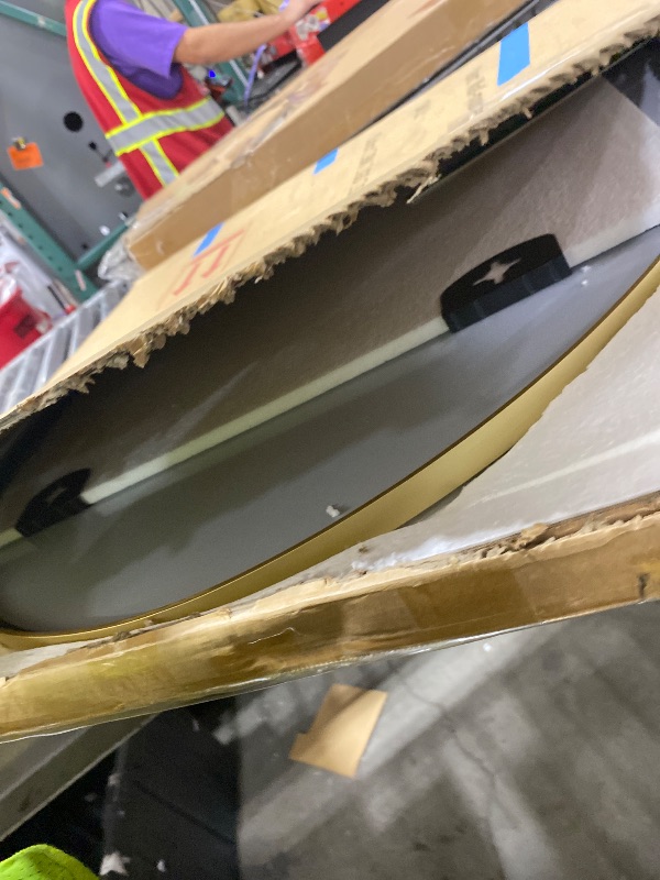 View 3 of XRAMFY 30" Round Wall Mirror