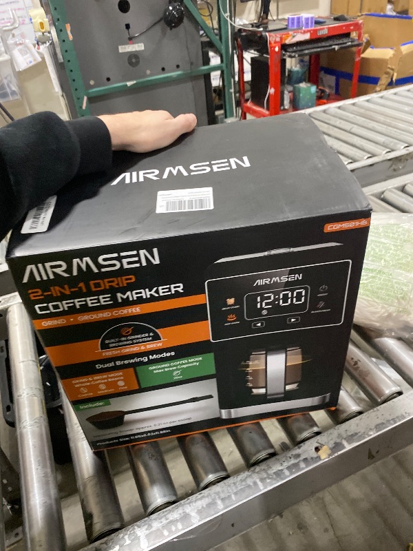 View 4 of AIRMSEN 5-Cup Coffee Maker with Grinder