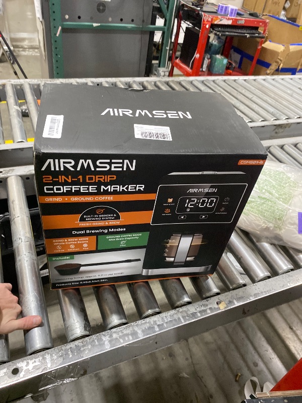 View 2 of AIRMSEN 5-Cup Coffee Maker with Grinder