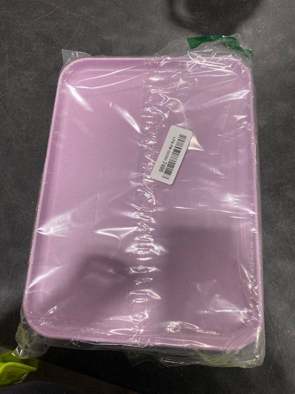 View 2 of Rectangular plastic Dessert/Salad Dishes Ultralight Durable Plates for Fruit 8 pack
