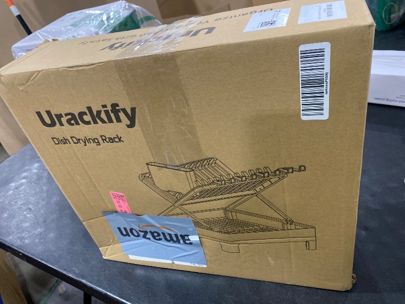 View 2 of Urackify Large Stainless Steel Dish Drying Rack