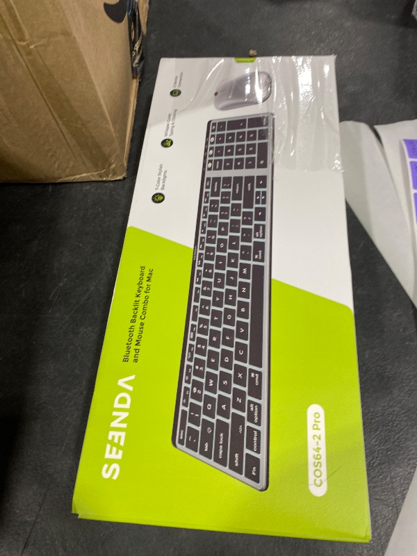 View 3 of Seenda COS64-2 Pro Bluetooth Keyboard Mouse Combo for Mac