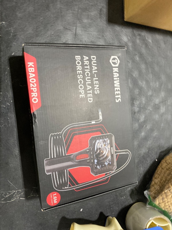 View 3 of KAIWEETS Dual Lens Articulating Borescope Camera