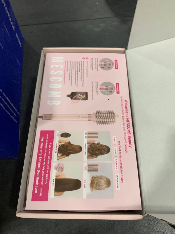 View 3 of MESCOMB 5 in 1 Hot Air Styler Wrap for Fast Drying, Straightening,Curling