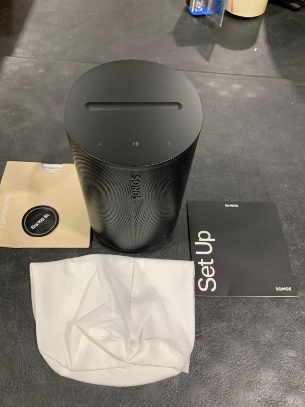 View 2 of Sonos Era 100 SL Compact, Microphone-Free Speaker - Black
Dual angled tweeters and a powerful midwoofer | Pair Two for Stereo or Add as Soundbar Rears | WiFi | Bluetooth no cable

