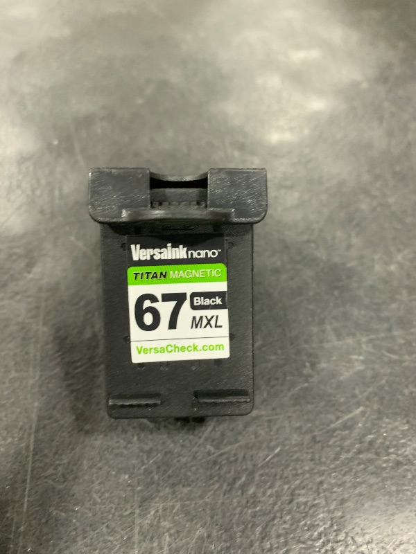 View 4 of VersaInk-Nano HP 67 MS MICR Black Ink Cartridge for Check Printing