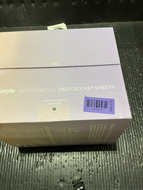 View 2 of Purple SoftStretch Sheet Set