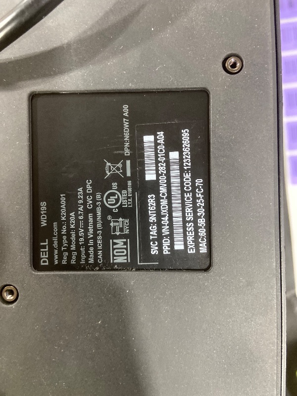 View 3 of Dell WD19S Docking Station