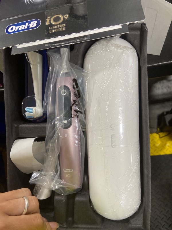 View 3 of Oral-B iO Series 9 Limited Electric Toothbrush - Rose Quartz