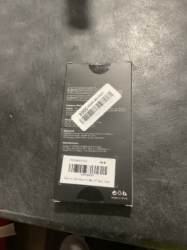 View 2 of TOCOL for iPhone 18 Pro Max Case with MagSafe - Black