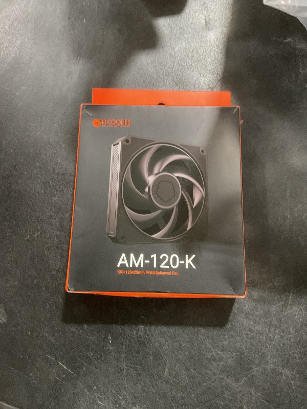 Photo 1 of ID-COOLING AT-120-K 120mm Case Fan, High Static Pressure Fan, 5.04mmH?O
