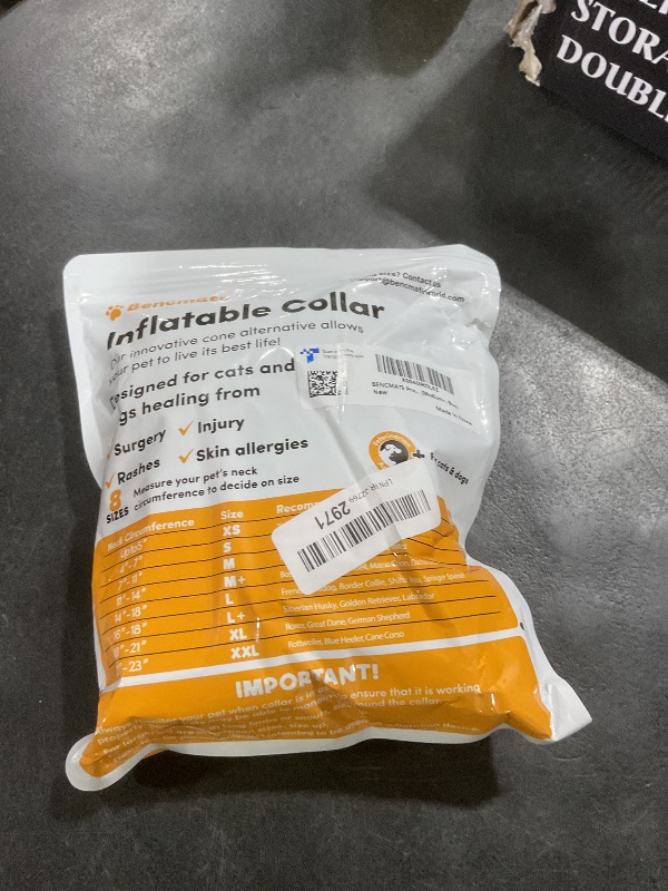 View 2 of BENCMATE Inflatable Dog Recovery Collar - Medium+