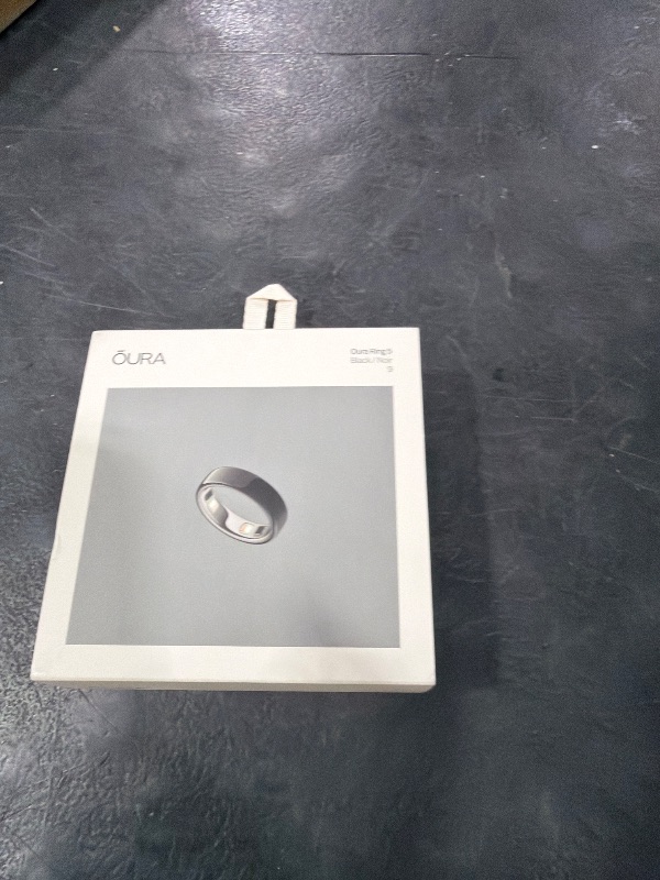 View 2 of Oura Ring 5 Smart Wearable - Black - Size 9 - Fitness & Sleep Tracker