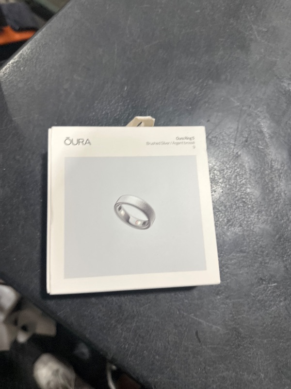View 2 of OURA Ring 5 Smart Ring - Brushed Silver - Size 9