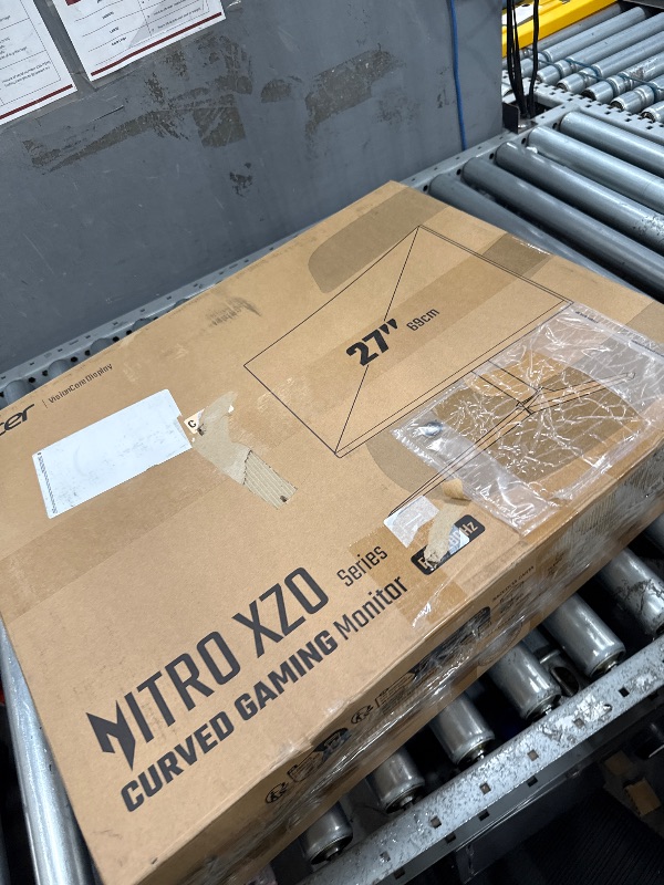 View 2 of ***Parts Only***  Acer Nitro 27in FHD 1920x1080 Curved 280Hz Gaming Monitor XZ270 Zbmiiphx