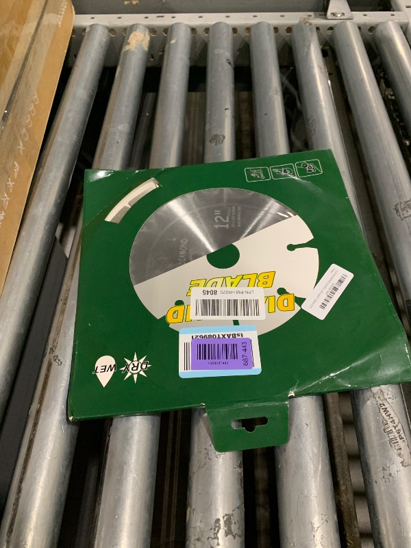 View 2 of 12 inch ALSKAR DIAMOND Dry or Wet Cutting General Purpose Power Saw Segmented Diamond Blades for Concrete Stone Brick Masonry (12")