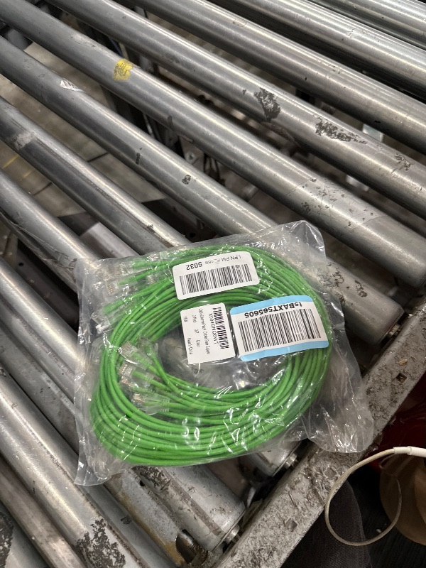 View 2 of 10Gsupxsel Cat6a Patch Cables 3ft (24 Pack) Slim, Cat6 Ethernet Patch Cable Pure Copper, Flexible Cat 6 Patch Cable 550MHZ 10G, Space-Saving Cat 6A Network Cables for Patch Panel, Green