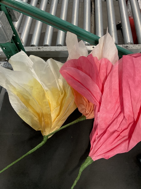 View 3 of *** photo for reference **
** multicolored flowers **
Maysing 3 Pcs Large Artificial Light Pink Rose Flowers