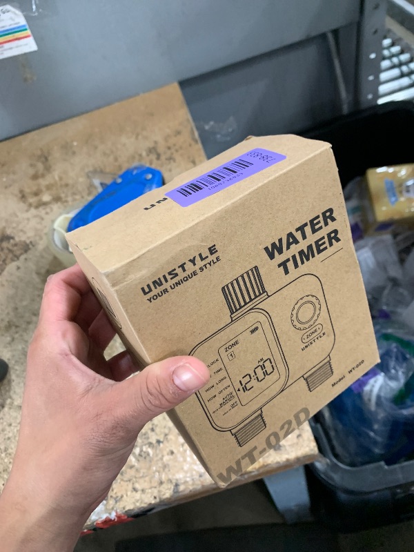 View 2 of [All-New 2027] Heavy Duty Sprinkler Timer 2 Zone with Brass Inlet, Unistyle Water Timer for Garden Hose with Rain Delay and Manual Water/Automatic Irrigation, Hose Timers Yard Lawn Patio