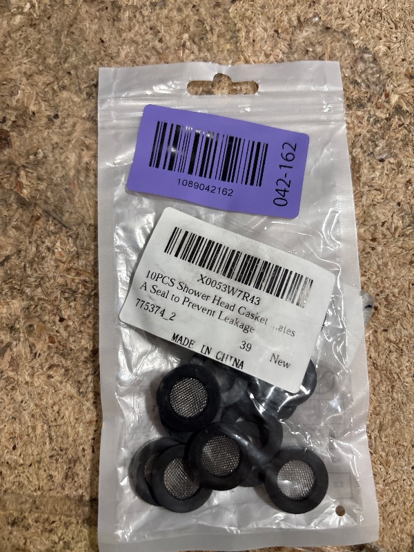 View 2 of 10PCS Shower Head Gasket + 10PCS Rubber Washers, Black Shower Hose Washers, 3/4 Inch Rubber-Washers for Shower-Head and Hose Connecting, Creates A Seal to Prevent Leakage