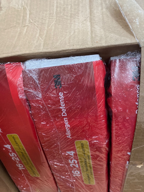 View 3 of (dented, damages )16x25x4 Air Filter MERV 11, 4-Pack