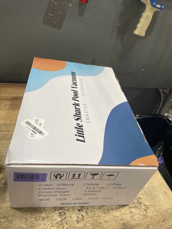 View 2 of (2026 Upgrade) Little Shark Cordless Pool Vacuum, 60W Motor, 18 GPM Strong Suction, 5000mAh Battery, 60-Min Runtime, Compact Lightweight Handheld Pool Cleaner for Above Ground Pools & Hot Tubs
