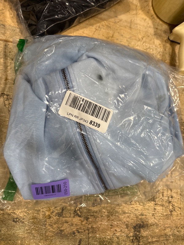 View 2 of **SEE NOTES***ANRABESS Women's 2 Piece Lounge Set - Lake Blue, L