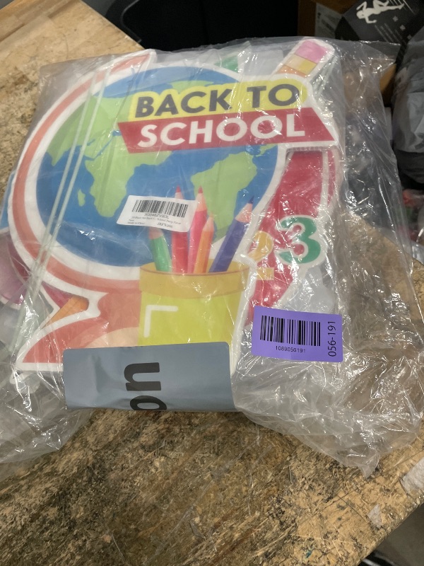View 2 of 10-Piece Set Back to School Yard Signs with Stakes, Assorted Apple, Owl, and School Bus Designs for Outdoor Garden and Lawn Decoration, 11.7 x 11.8 Inches Plastic Signs for Welcome School Party Favor