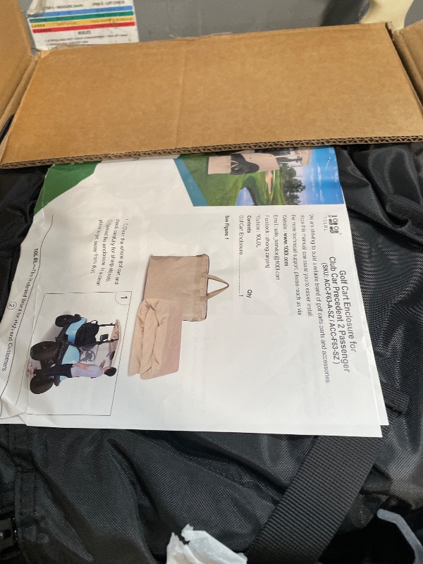View 3 of 10L0L Deluxe 2 Passenger Enclosure for Club Car Precedent Onward Tempo