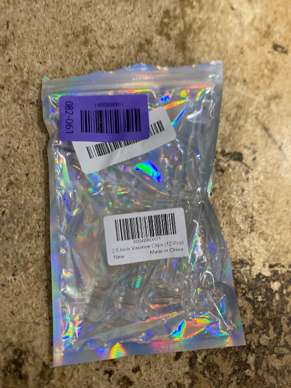 View 2 of 2.5 Inch Valance Clips for Blinds, 12 Pack Window Blind Clips Replacement