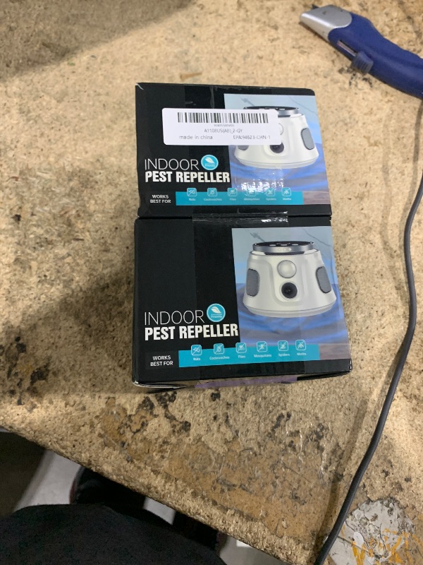 View 2 of 2 Pack New Rodent Repellent Ultrasonic Mouse Repellent Mice Repeller Indoor