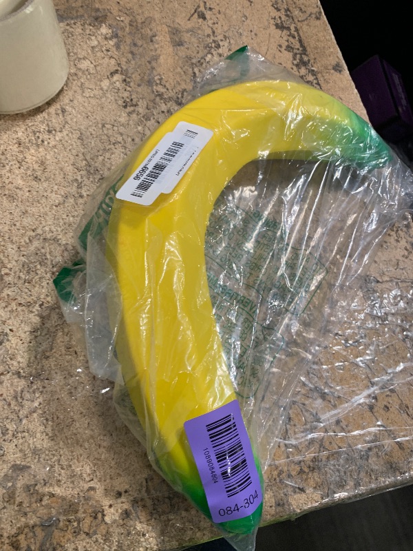 View 2 of 18" Giant Banana Squishy Toy