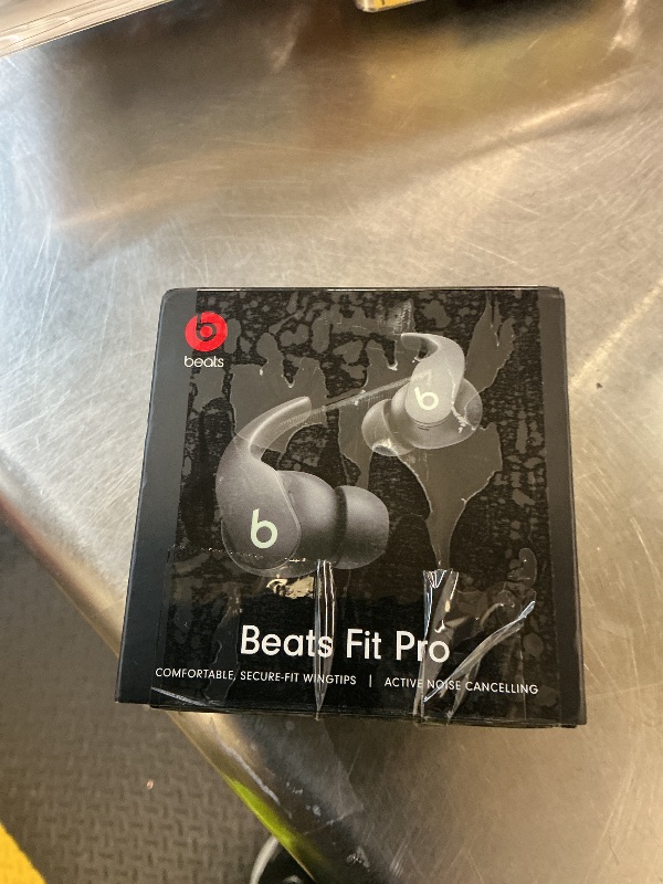 View 2 of Beats Fit Pro True Wireless Noise Cancelling Earbuds - Sage Gray