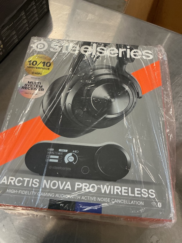 Photo 1 of FACTORY SEALED— SteelSeries Arctis Nova Pro Wireless Multi-System Gaming Headset - Black