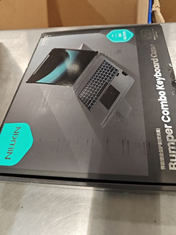 View 2 of Nillkin for Samsung Galaxy Tab S10 FE Plus 13.1" Case with Detachable Keyboard, 7-Color Backlit, Trackpad, S Pen Holder, Rugged Keyboard Case for Samsung Tablet S10 FE+, Portrait/Landscape Modes