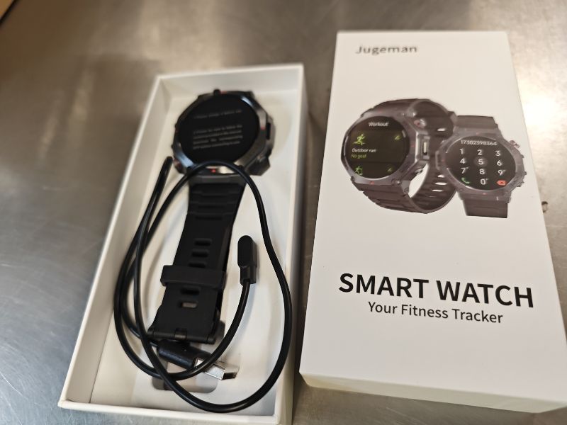 View 2 of Jugeman Military Smart Watch - Dual-Band GPS, AMOLED Display