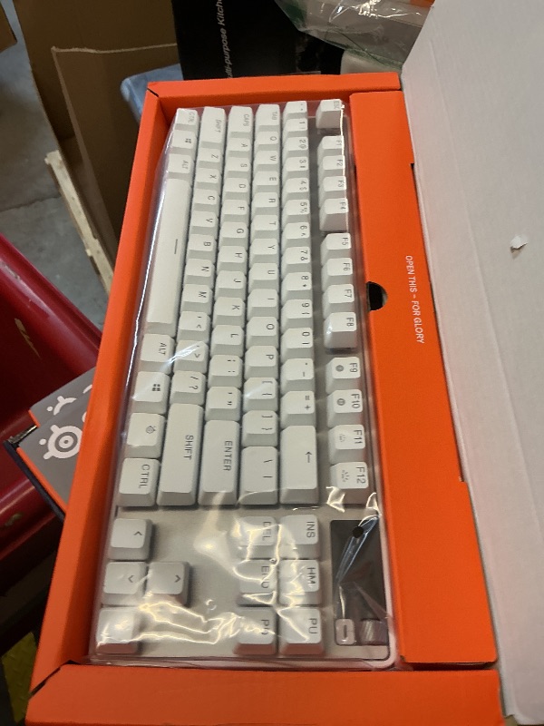Photo 1 of SteelSeries Apex Pro TKL Gen 3 Gaming Keyboard - White