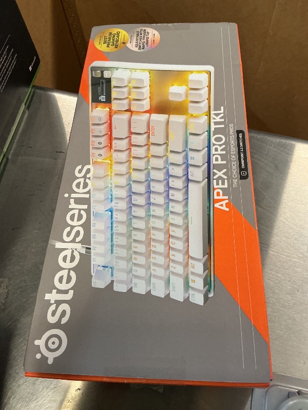 Photo 1 of SteelSeries Apex Pro TKL Gen 3 Gaming Keyboard - White