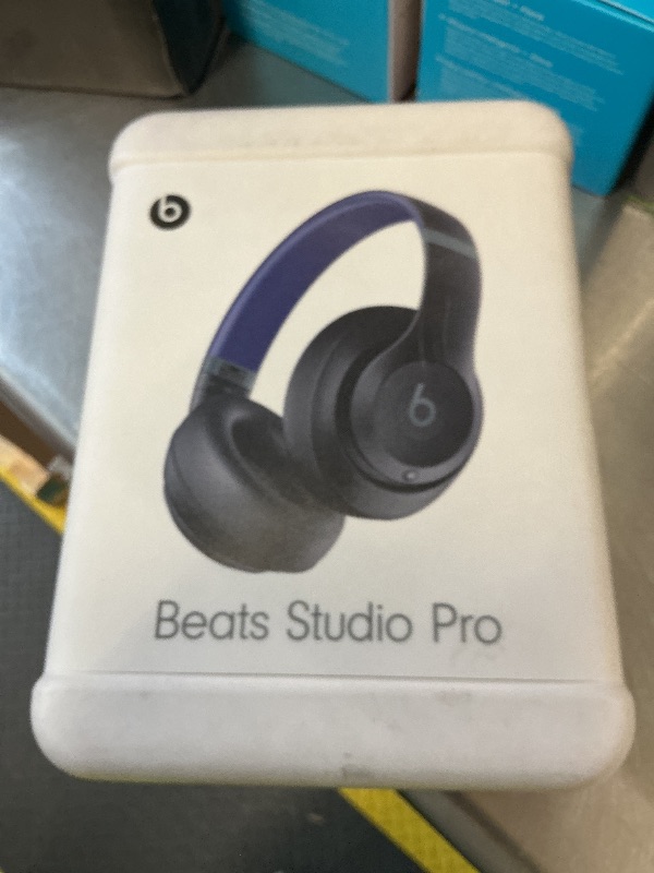 Photo 1 of FACTORY SEALED— Beats Studio Pro Premium Wireless Over-Ear Headphones- Up to 40-Hour Battery Life, Active Noise Cancelling, Great for Travel & Commuting, USB-C Lossless Audio, Apple & Android Compatible - Navy