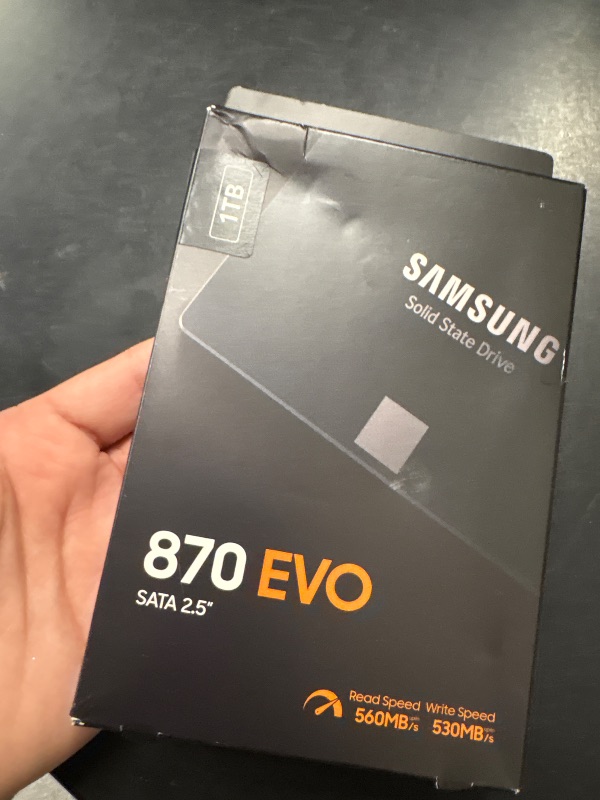 Photo 1 of Samsung SSD 870 EVO SATA III 2.5” 1TB, Read Speeds Up to 560MB/s