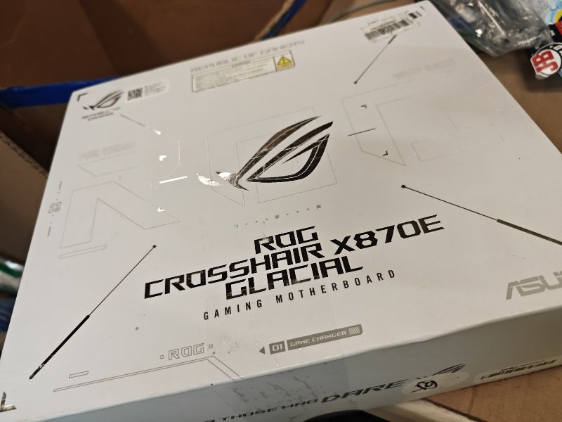 Photo 1 of ASUS ROG Crosshair X870E Glacial AM5 E-ATX Motherboard