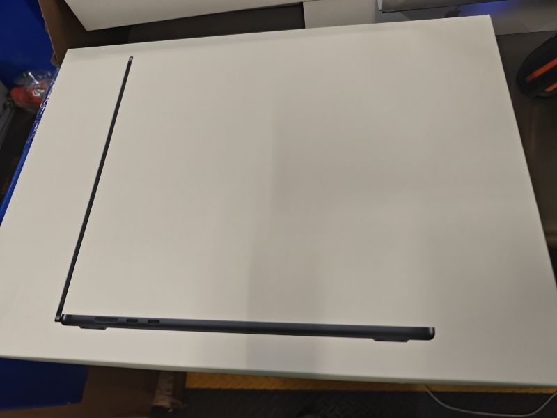 Photo 1 of Apple 2026 MacBook Air 15-inch Laptop with M5 chip: Built for AI, 15.3-inch Liquid Retina Display, 16GB Unified Memory, 512GB SSD, 12MP Center Stage Camera, Touch ID, Wi-Fi 7; Midnight