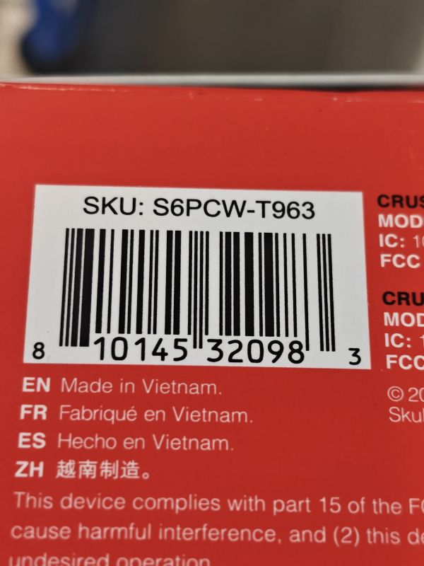 Photo 1 of Skullcandy Crusher PLYR 720 Wireless Gaming Headset - Digi-Black