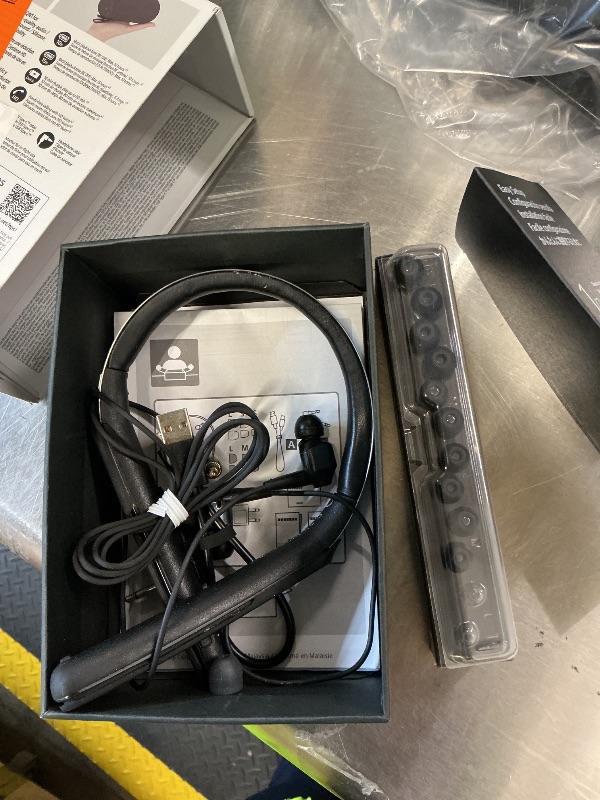 View 3 of Sony WI-1000XM2 Wireless Noise Canceling Earbud Headphones