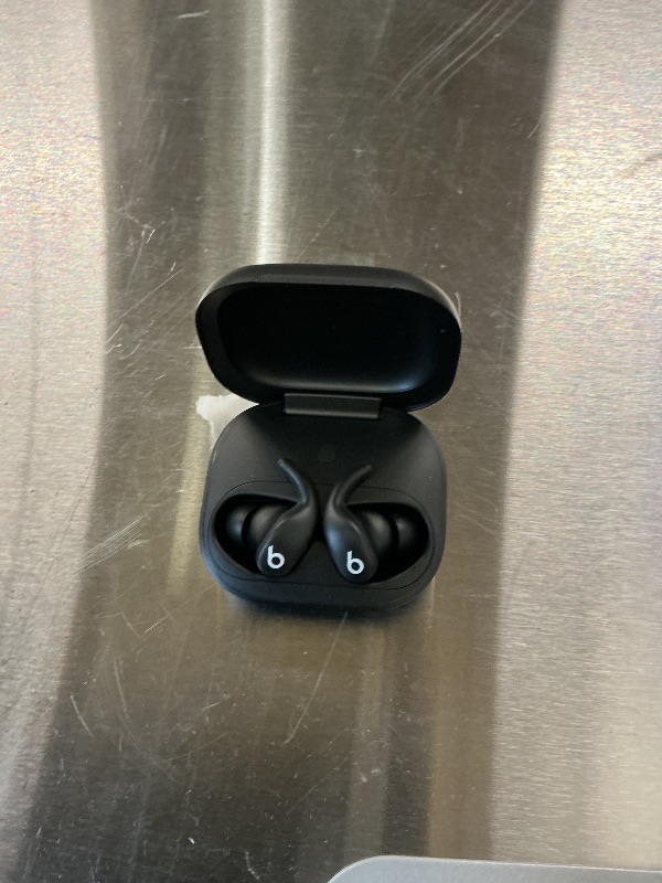 View 3 of Beats Powerbeats Fit Wireless Noise-Cancelling Earbuds - Jet Black