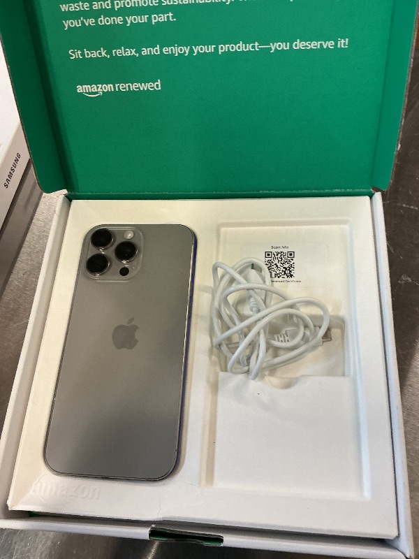 Photo 1 of Apple iPhone (Renewed Premium) 16 Pro Max, US Version, 256GB, Natural Titanium - Unlocked